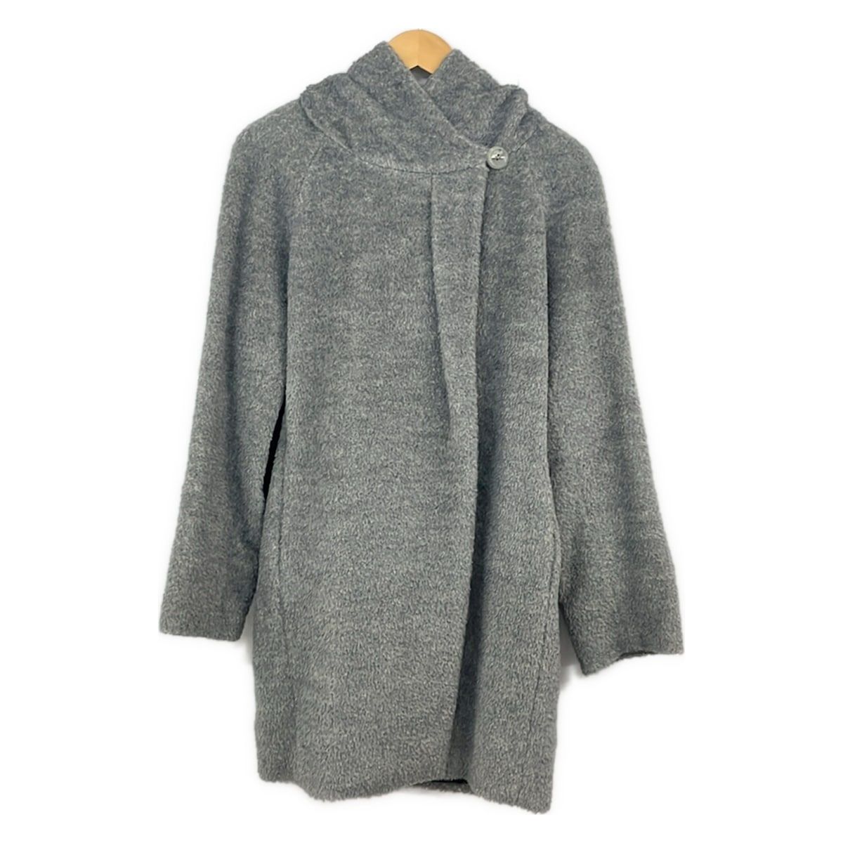 Max Mara Studio Coat 40 M Gray Long Sleeve Winter