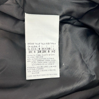Max Mara Studio Coat 40 M Gray Long Sleeve Winter — view 4