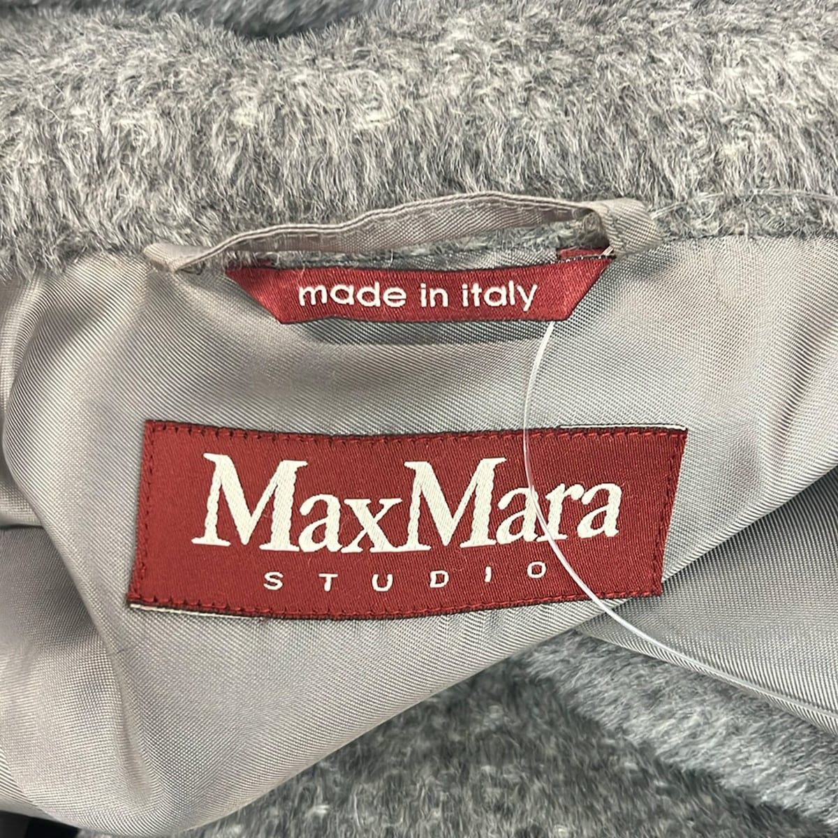 Max Mara Studio Coat 40 M Gray Long Sleeve Winter — view 3