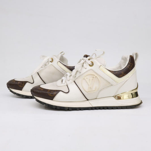 Louis Vuitton Run Away Patent Monogram Canvas Sneakers
