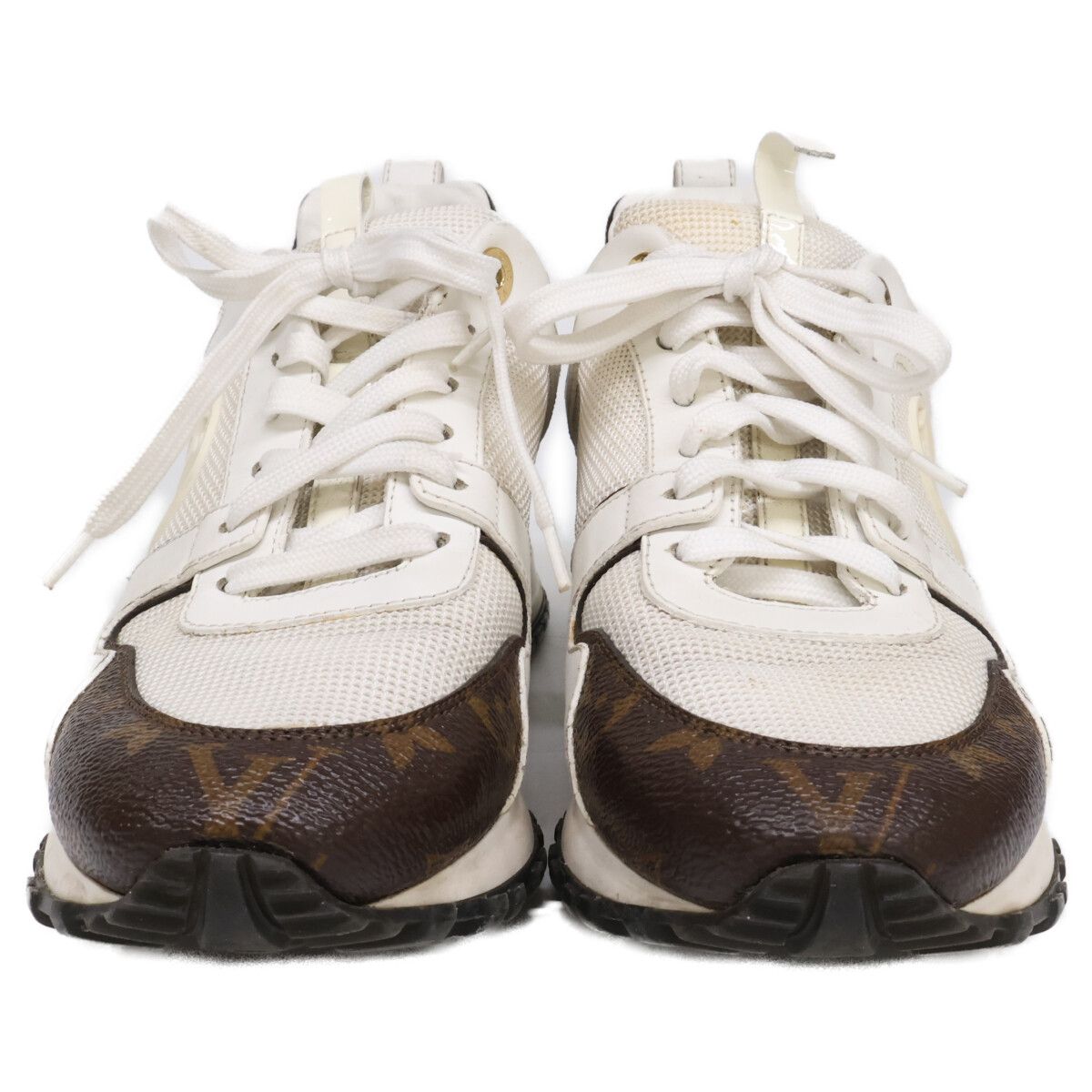 Louis Vuitton Run Away Patent Monogram Canvas Sneakers — view 2
