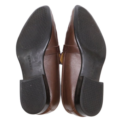 Hermes Hapi Leather Loafers — view 6
