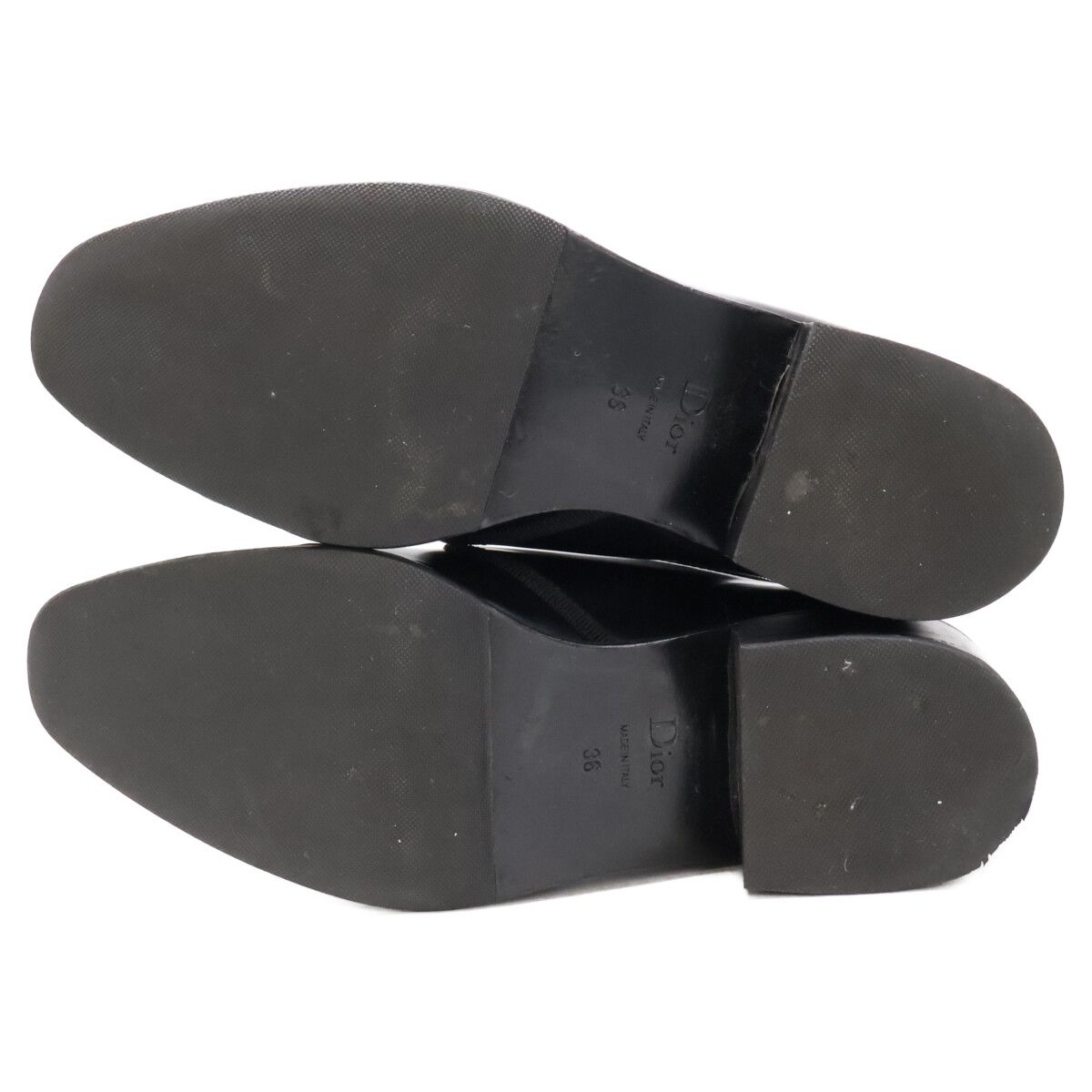 Dior Rhinestone Sole Leather Dress Shoes — view 6