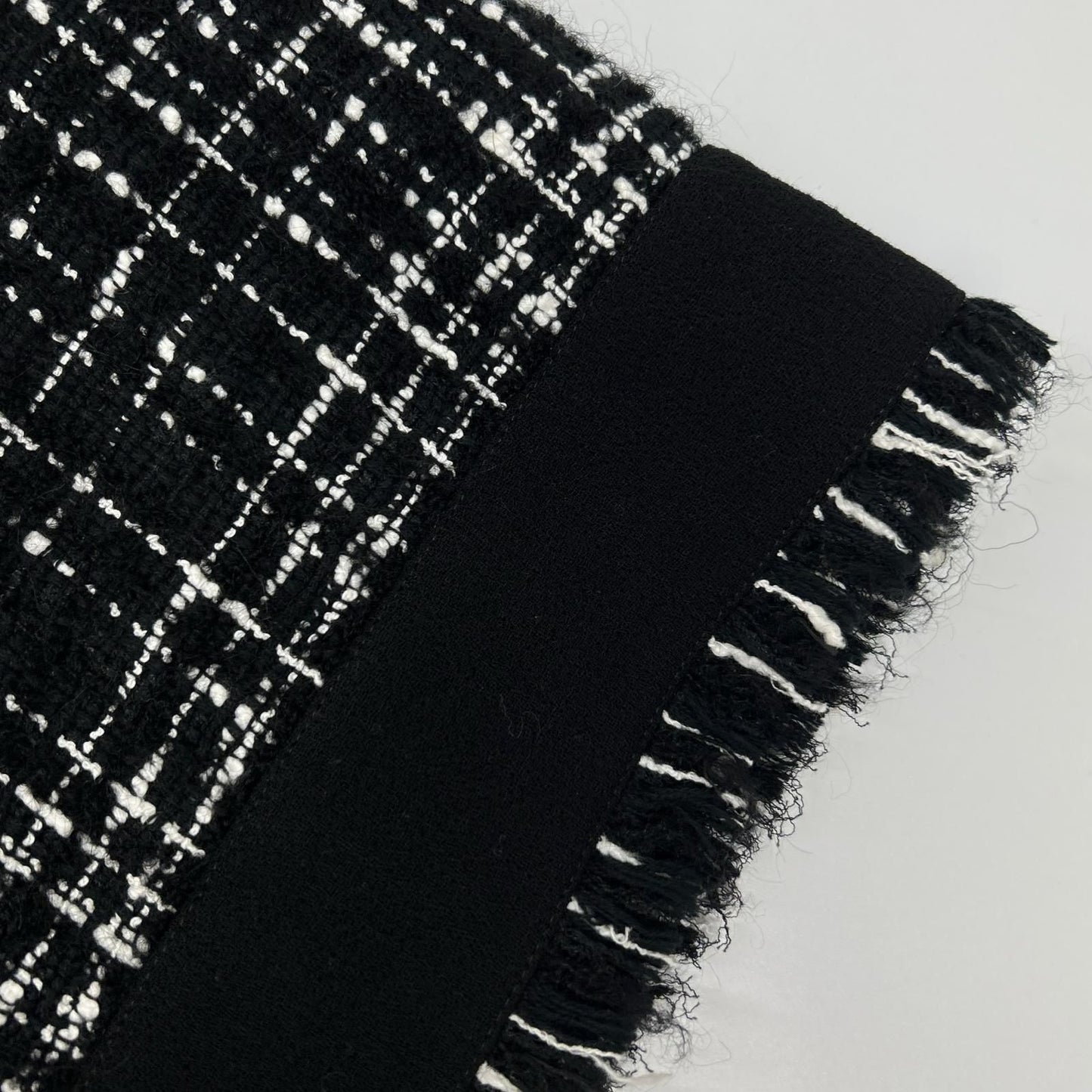 Dolce & Gabbana Black Button Tweed Dress 38 — view 9