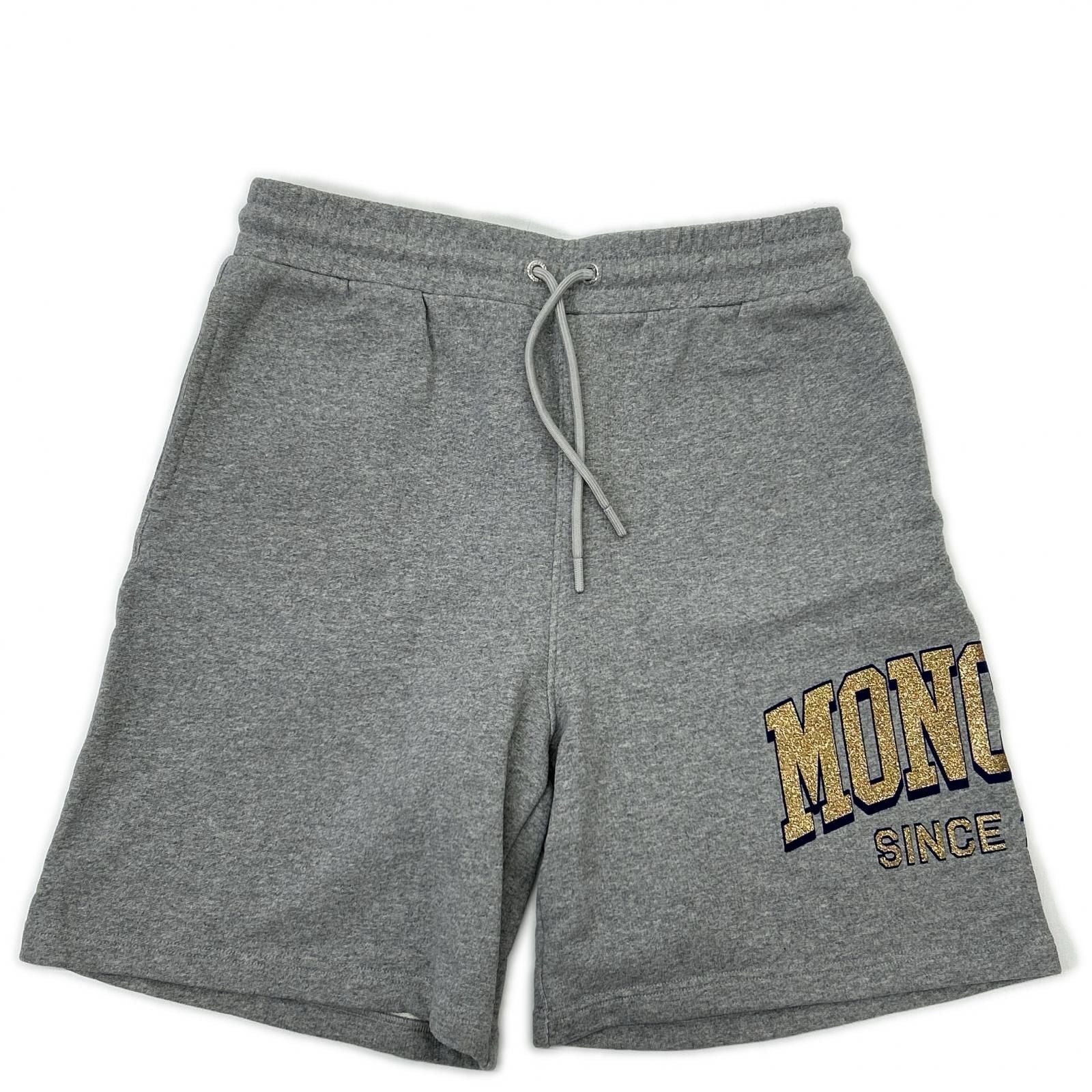 Moncler Silver Sweatshirt Shorts