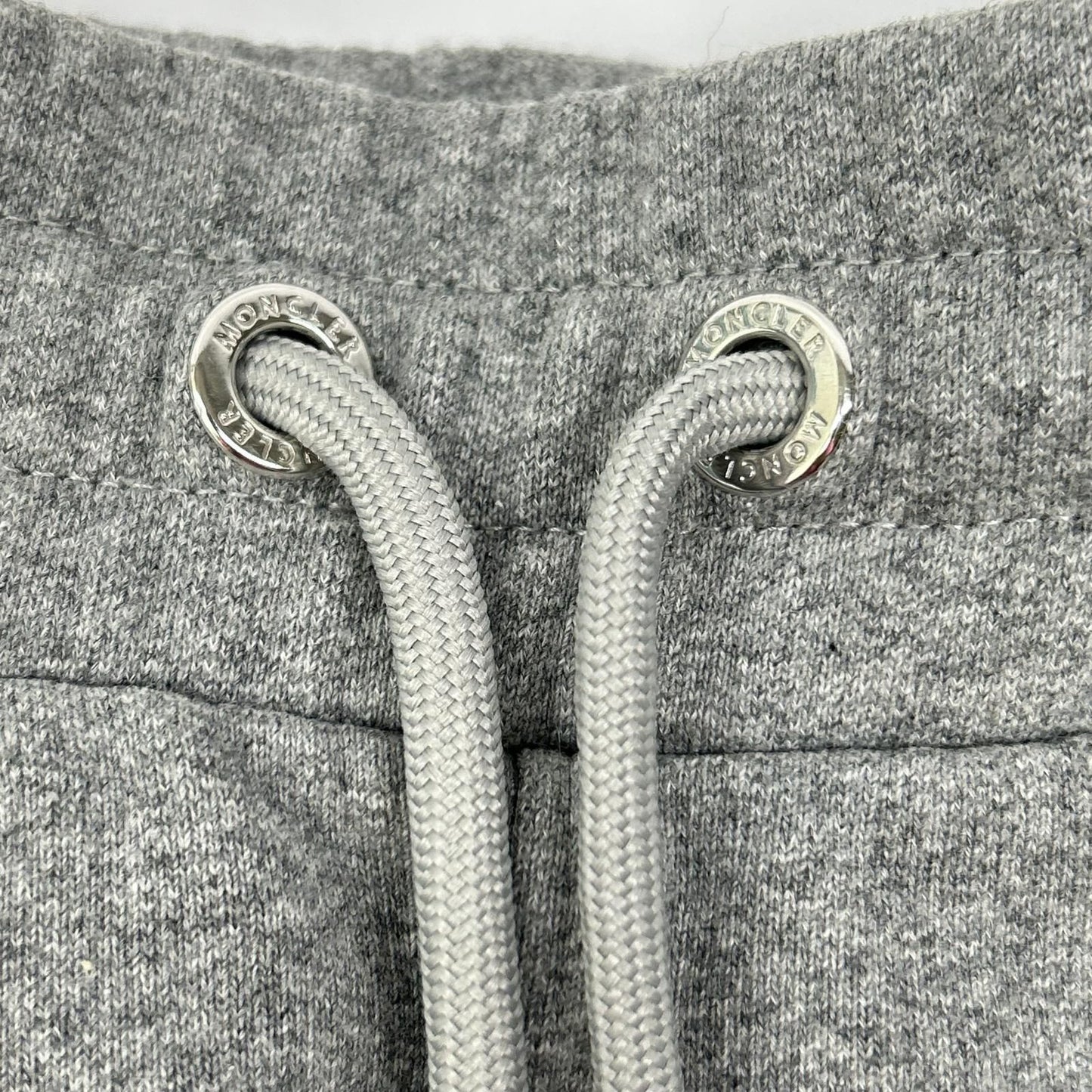 Moncler Silver Sweatshirt Shorts — view 8