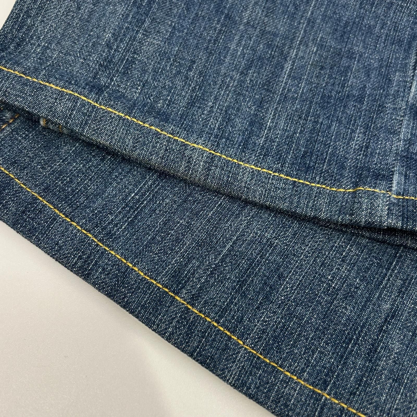 Louis Vuitton Indigo Cotton Denim Pants 34 — view 9