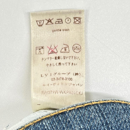Louis Vuitton Indigo Cotton Denim Pants 34 — view 4
