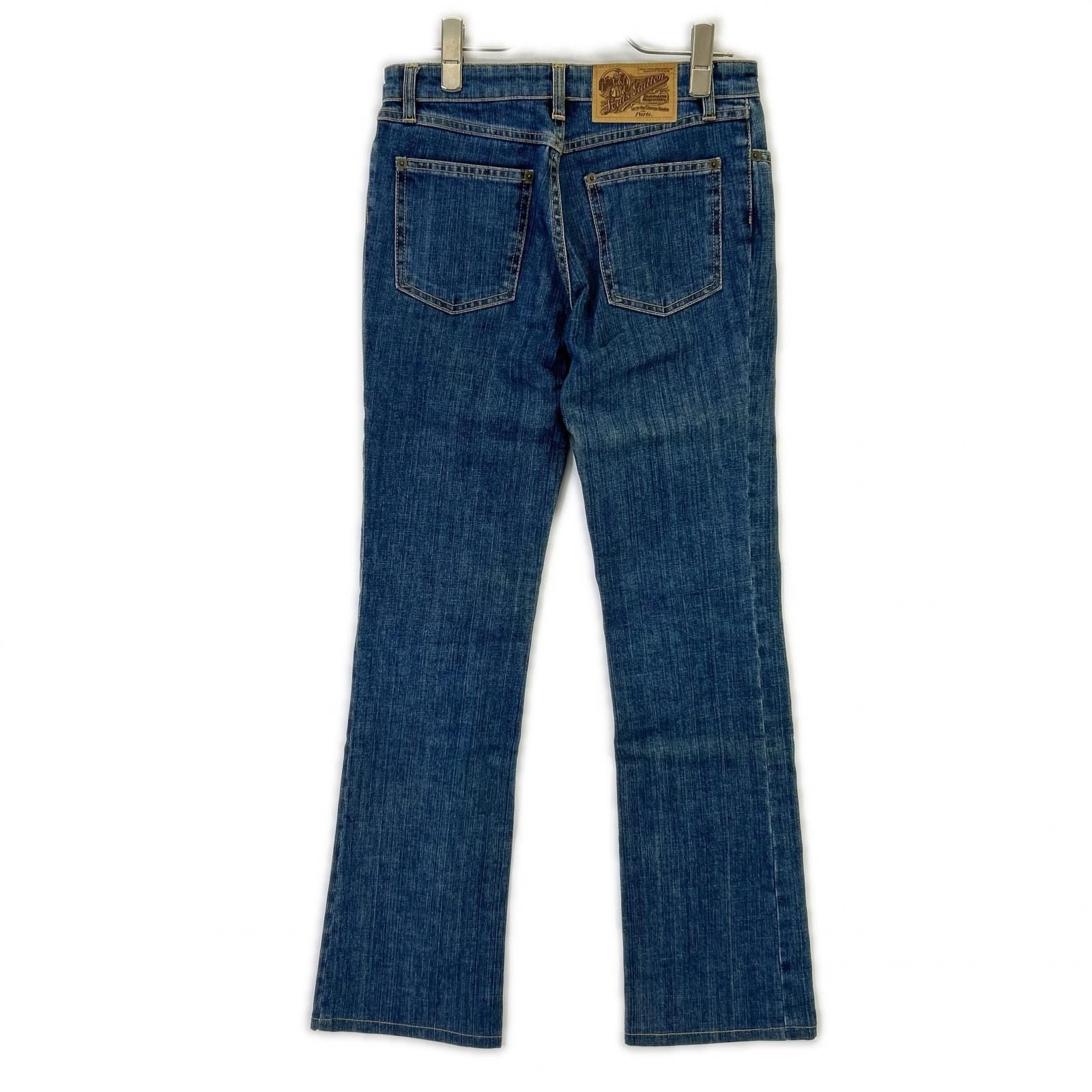 Louis Vuitton Indigo Cotton Denim Pants 34 — view 2