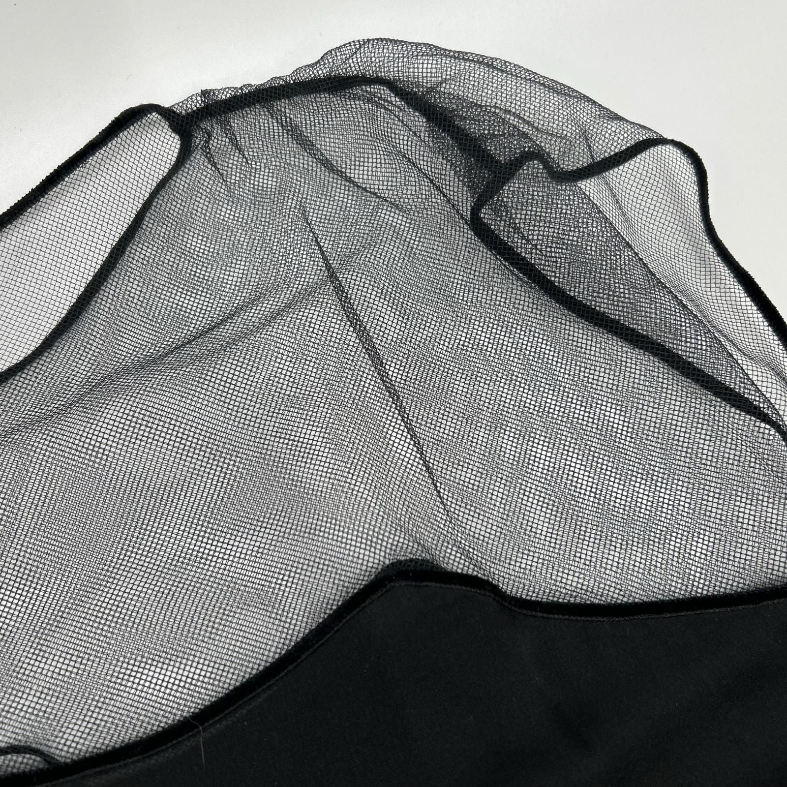 Louis Vuitton Black Sheer Cut Replacement Belted Blouse — view 9