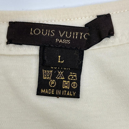 Louis Vuitton Ivory Ribbon Cotton Short Sleeve — view 3