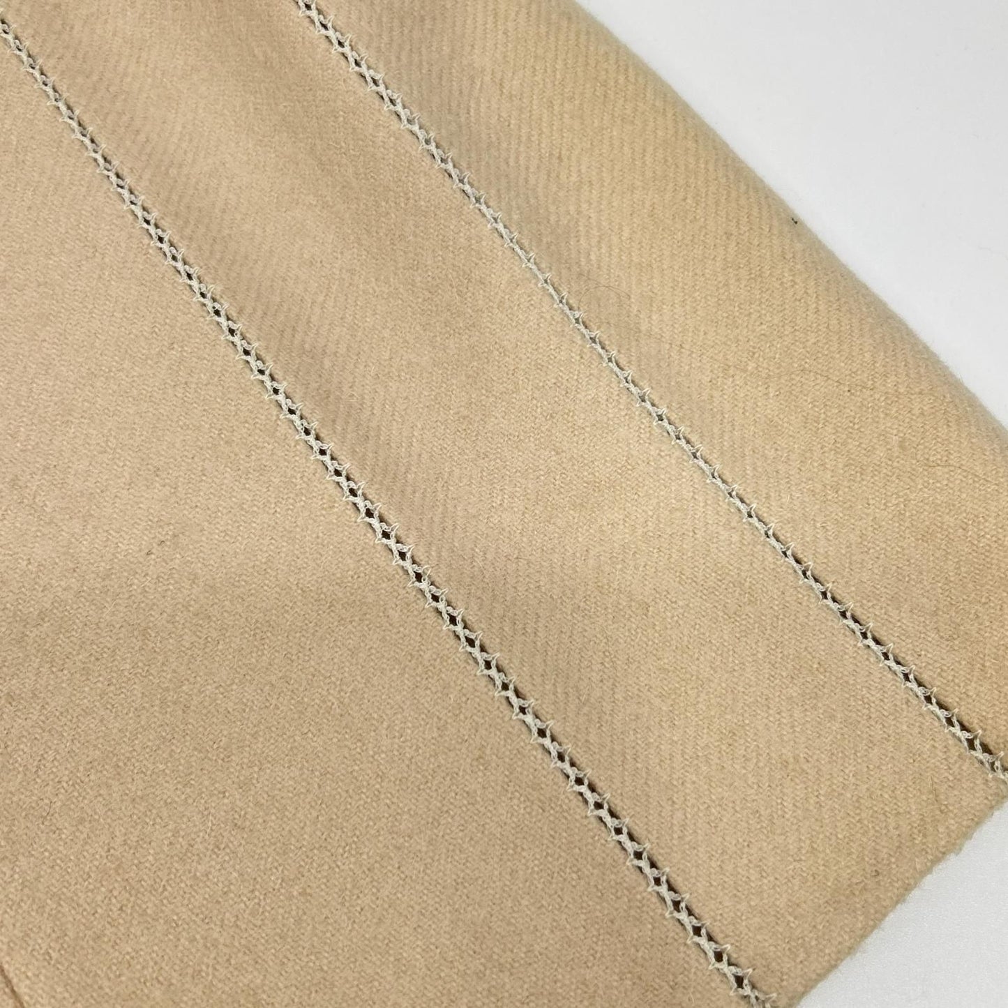 Louis Vuitton Beige Wool Mohair Cami Dress — view 9