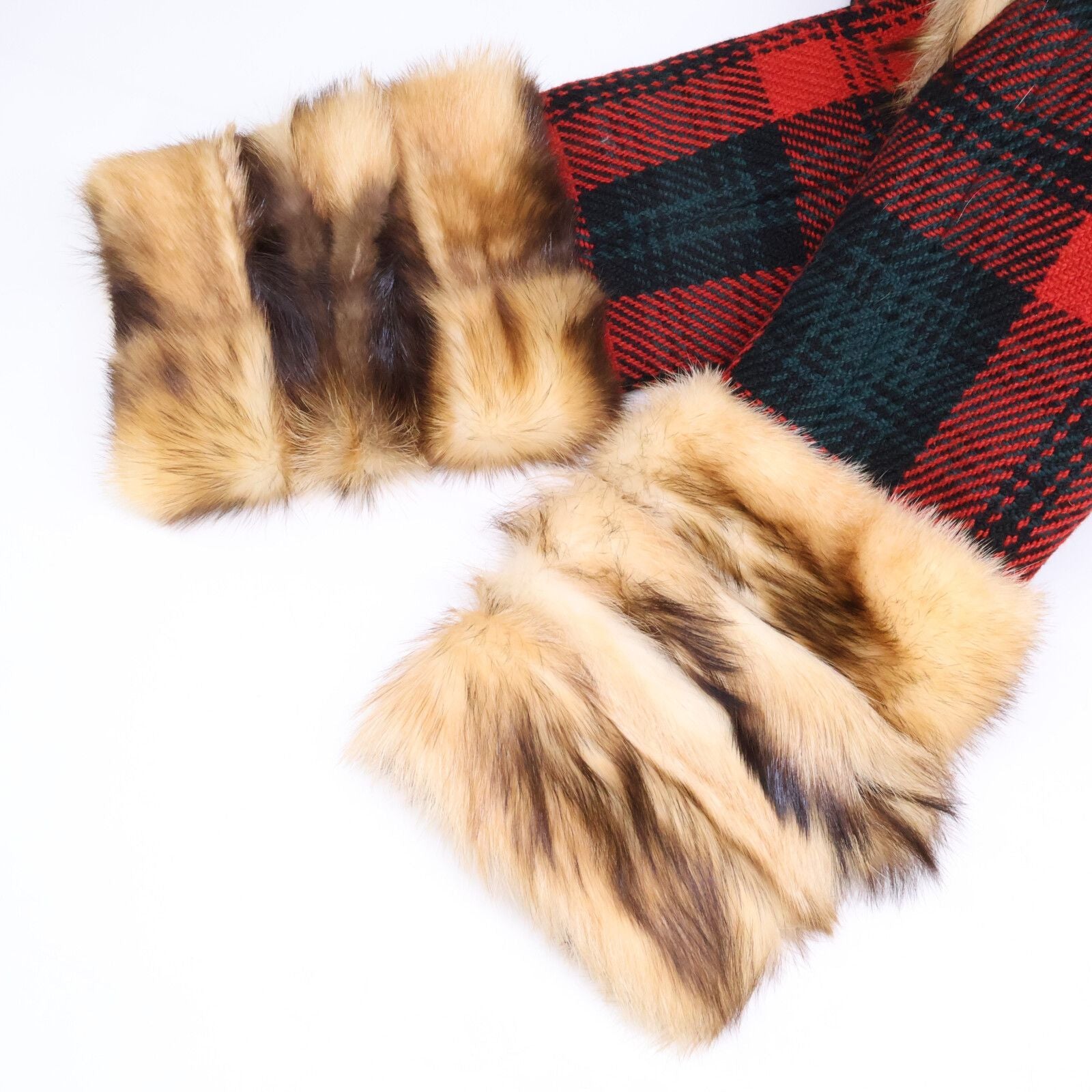 Louis Vuitton Collection Fitch Wool Check Belt Long Coat 38 — view 6