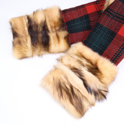 Louis Vuitton Collection Fitch Wool Check Belt Long Coat 38 — view 6