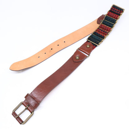 Louis Vuitton Collection Fitch Wool Check Belt Long Coat 38 — view 8