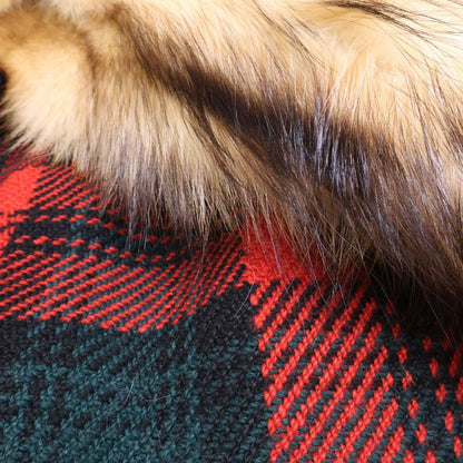 Louis Vuitton Collection Fitch Wool Check Belt Long Coat 38 — view 7