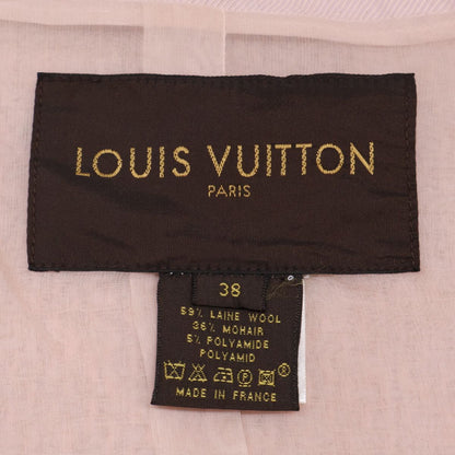 Louis Vuitton Wool Mohair Tweed Scarf Color Jacket Skirt Set 38 36 — view 5
