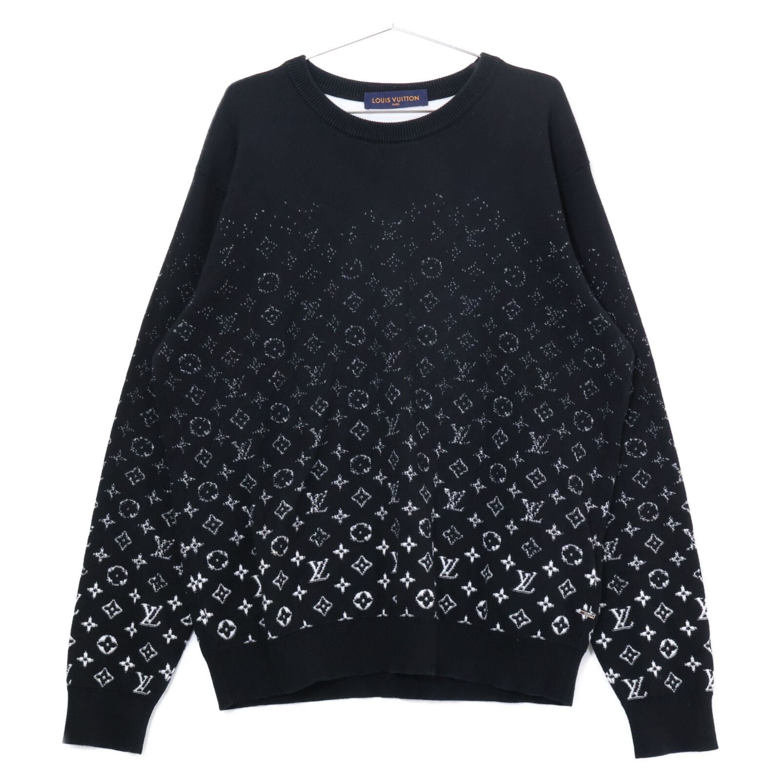 Louis Vuitton Agency Gradient Monogram Crew Neck Knit Sweater XL