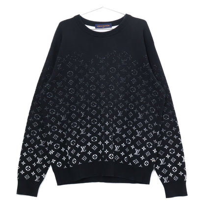 Louis Vuitton Agency Gradient Monogram Crew Neck Knit Sweater XL