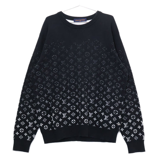 Louis Vuitton Agency Gradient Monogram Crew Neck Knit Sweater XL