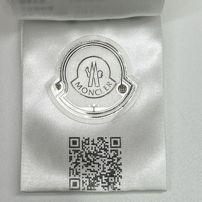 Moncler Grenoble White Neck Logo Short Sleeve T-Shirt — view 5