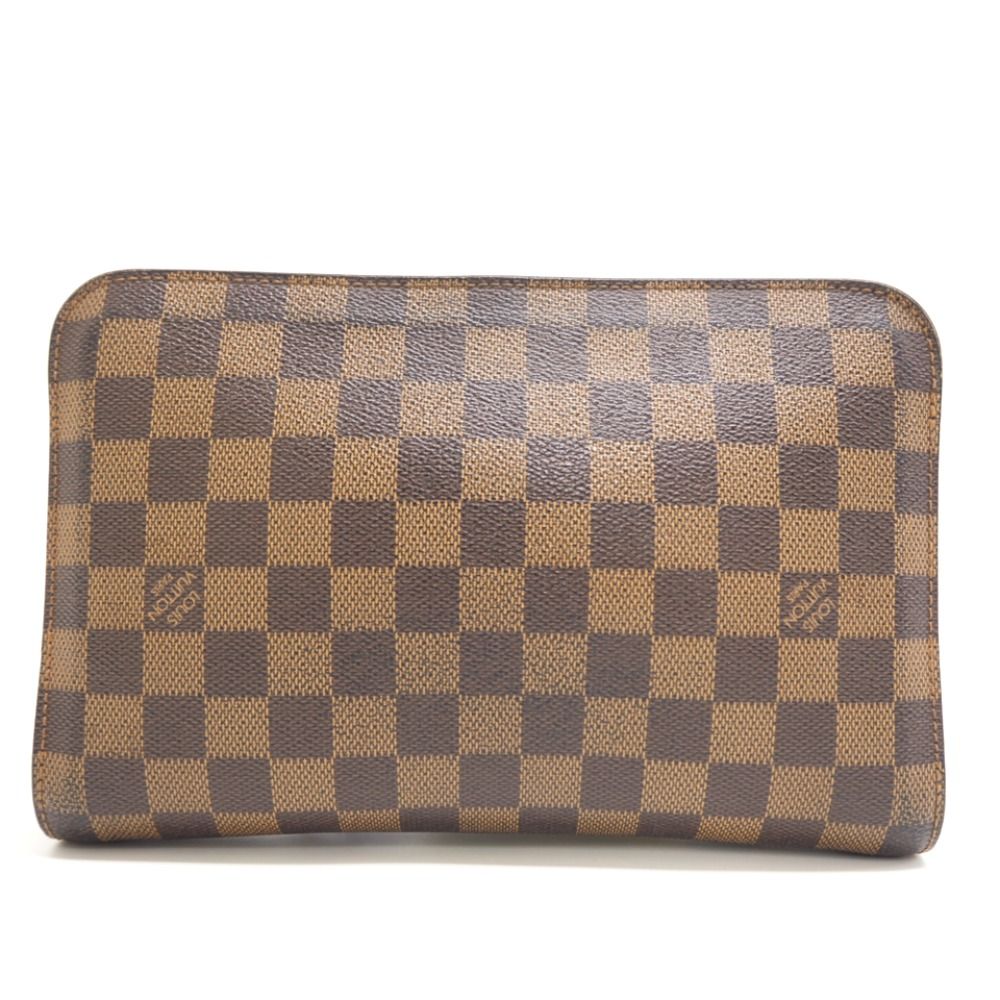 Louis Vuitton Saint Clutch Damier Second Brown — view 2