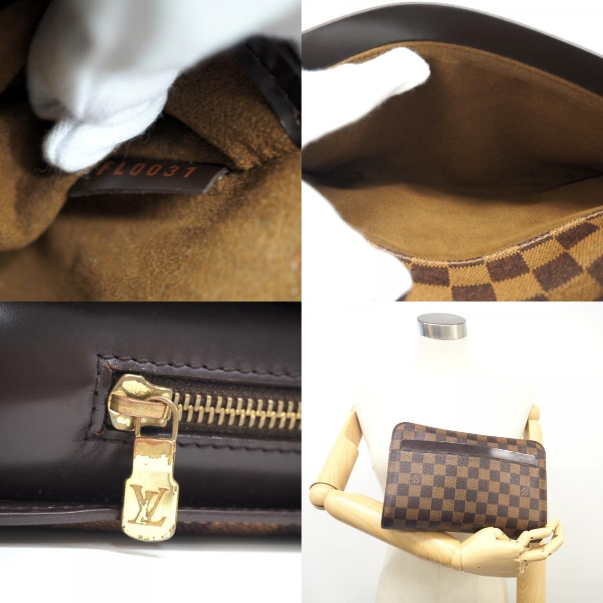 Louis Vuitton Saint Clutch Damier Second Brown — view 8