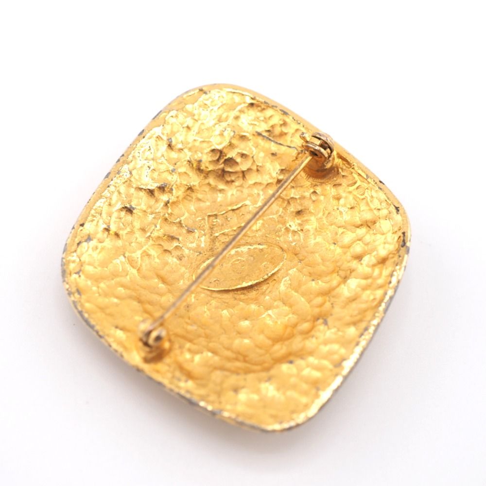 Chanel Pin Brooch Diamond CC Logo Gold — view 2