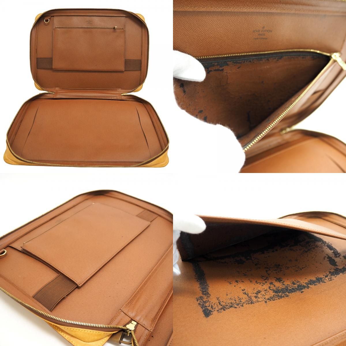 Louis Vuitton Valtec Japan Anniversary Business Bag Brown — view 8