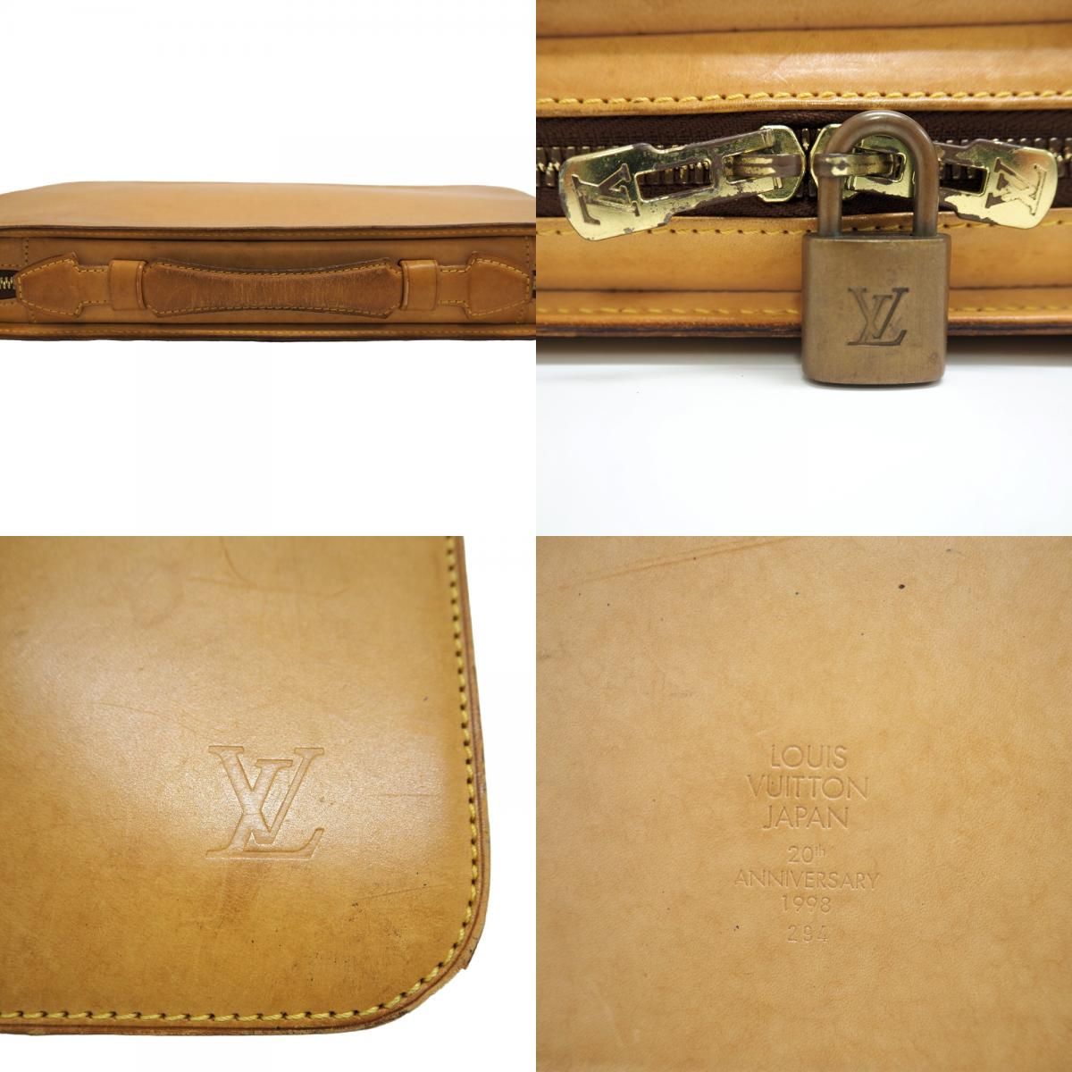 Louis Vuitton Valtec Japan Anniversary Business Bag Brown — view 7