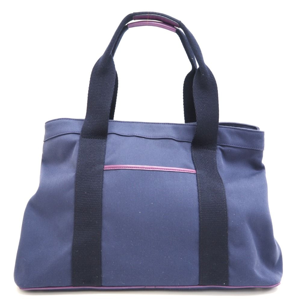 Loewe Anagram Voyager Logo Button Tote Purple — view 2