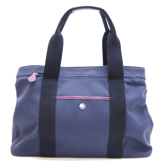 Loewe Anagram Voyager Logo Button Tote Purple