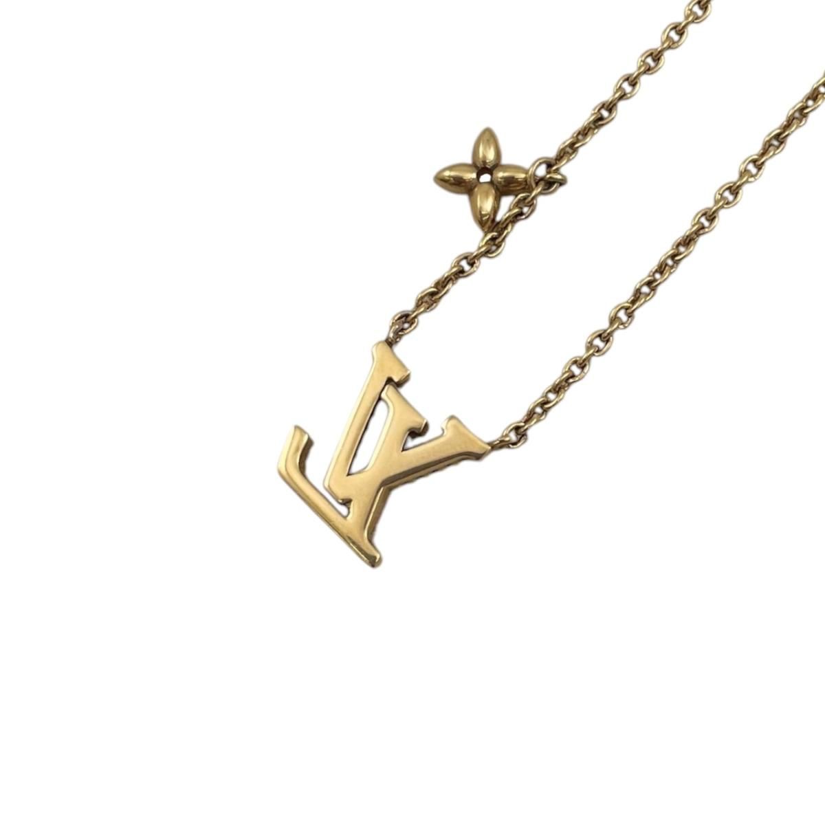 Louis Vuitton Necklace LV Iconic Monogram Flower LV Initial Strass Rhinestone — view 2