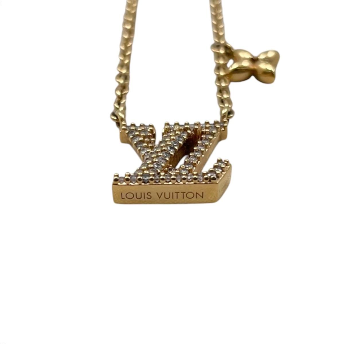 Louis Vuitton Necklace LV Iconic Monogram Flower LV Initial Strass Rhinestone — view 6