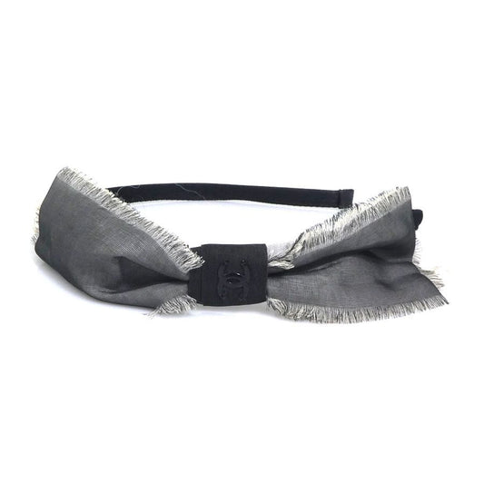 Chanel Headband CC Logo Ribbon