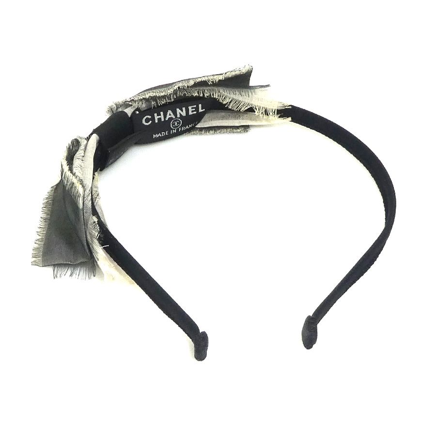 Chanel Headband CC Logo Ribbon — view 4