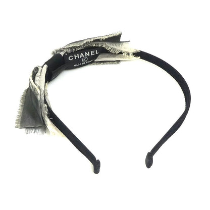 Chanel Headband CC Logo Ribbon — view 4