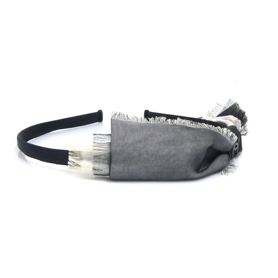 Chanel Headband CC Logo Ribbon — view 2