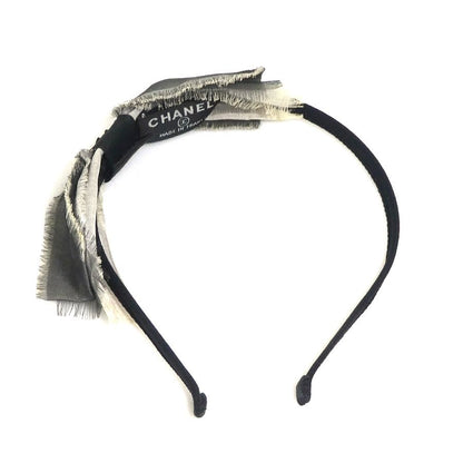 Chanel Headband CC Logo Ribbon — view 5