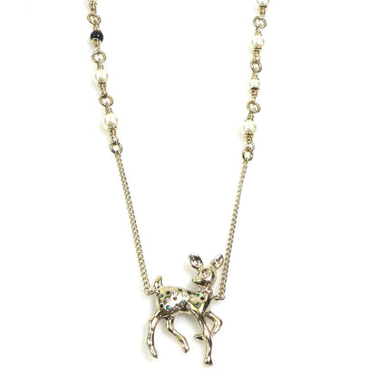 Chanel Necklace Bambi Gold