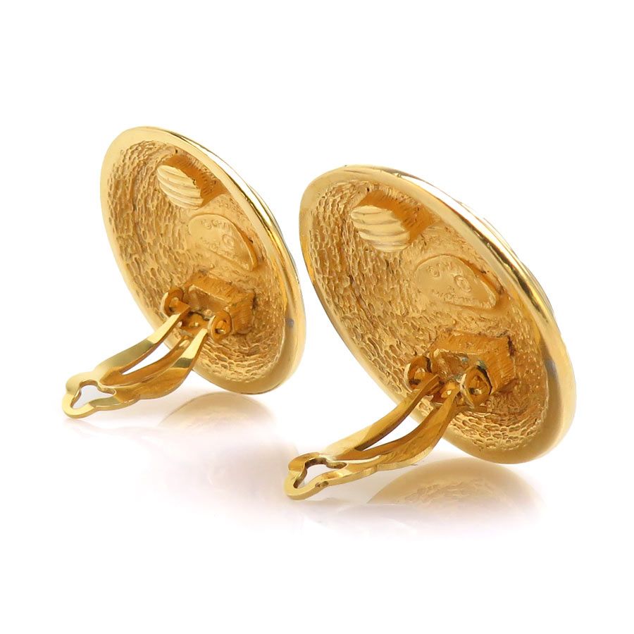 Chanel Earrings CC Logo — view 3
