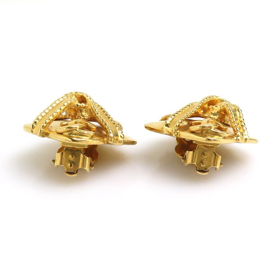 Chanel Earrings CC Logo — view 8