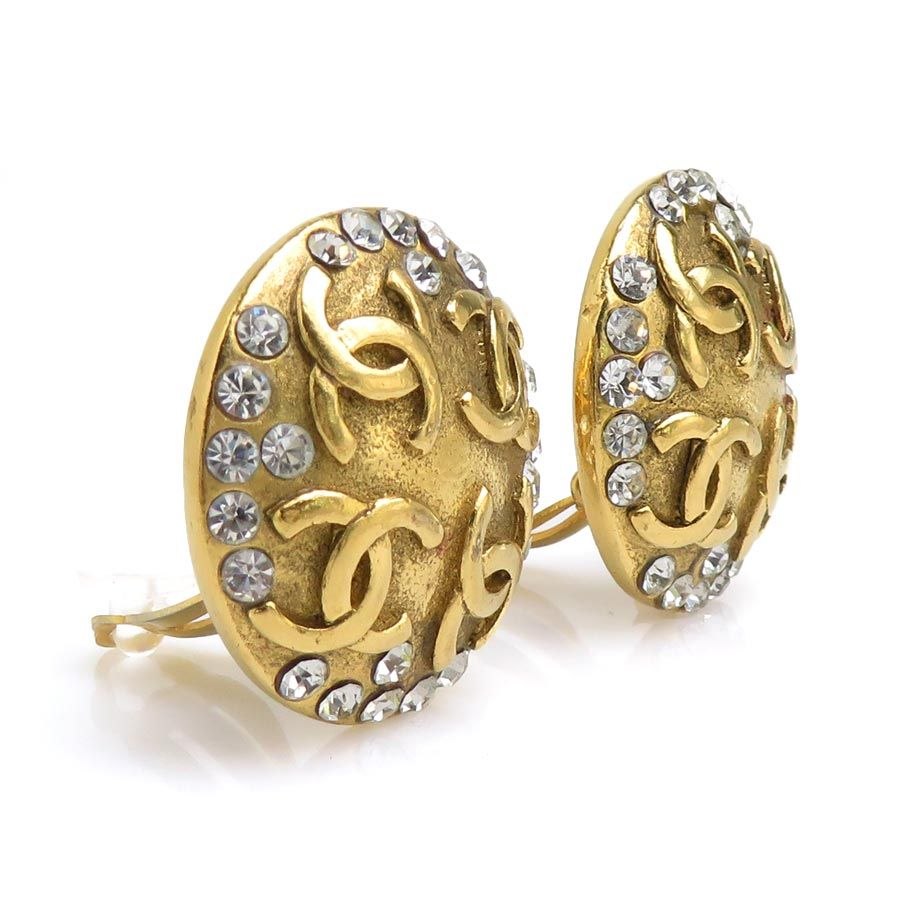 Chanel Earrings CC Logo — view 2