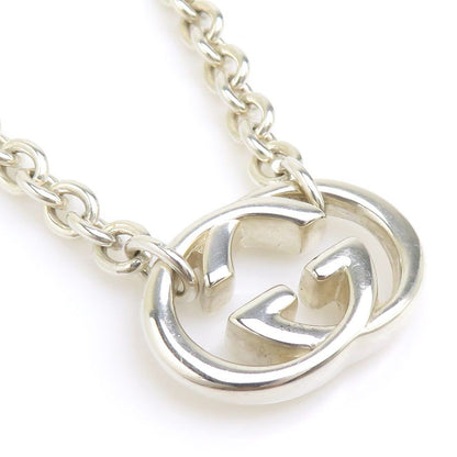 Gucci Necklace Interlocking Silver