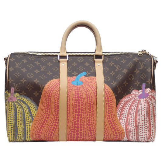 Louis Vuitton Yayoi Kusama Monogram Pumpkin Keepall Bandouliere 45