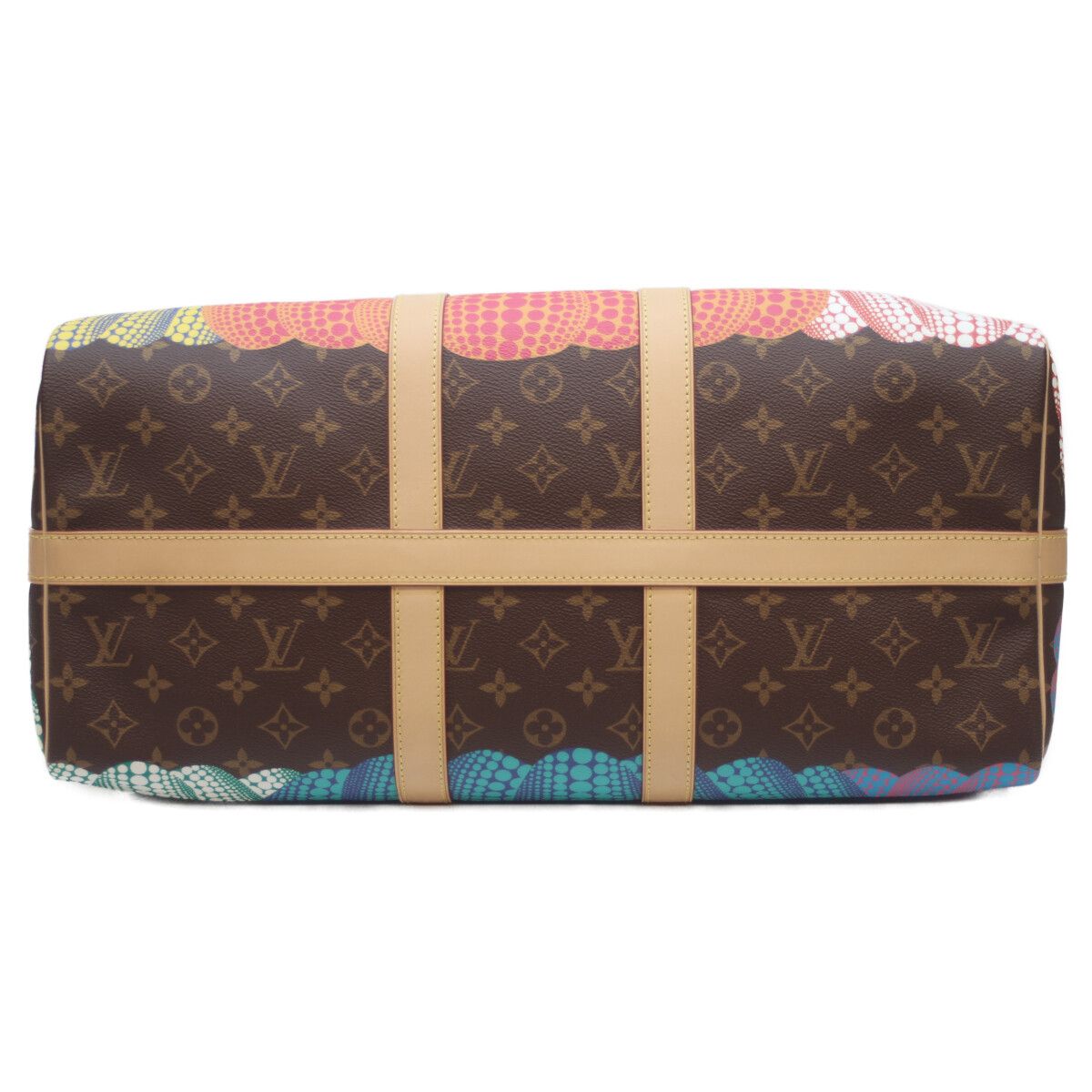 Louis Vuitton Yayoi Kusama Monogram Pumpkin Keepall Bandouliere 45 — view 5