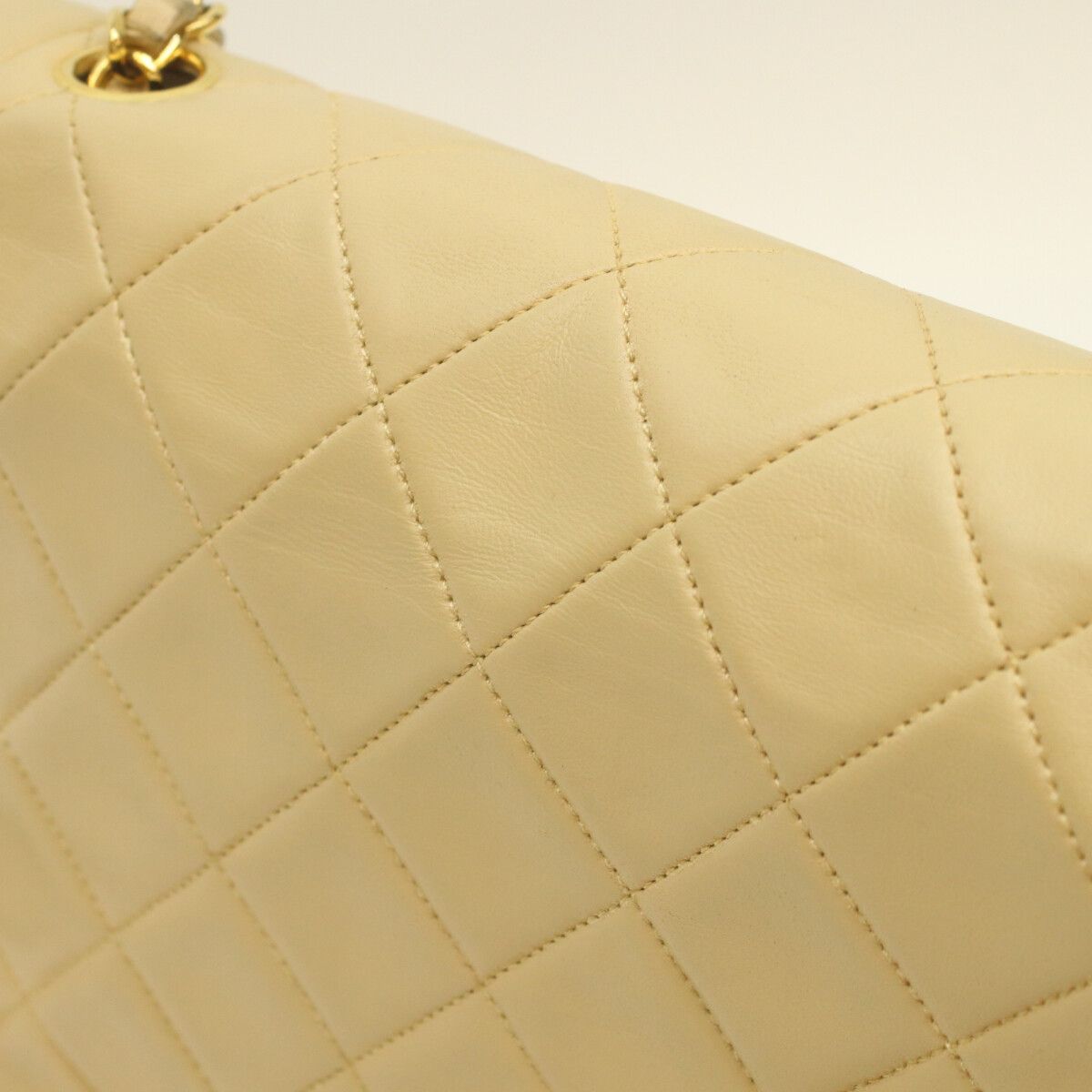 Chanel Beige Lamb Diana 25 Shoulder — view 8