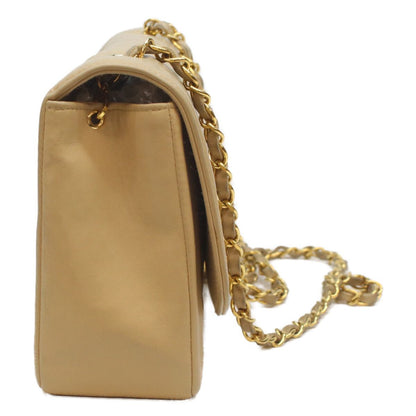 Chanel Beige Lamb Diana 25 Shoulder — view 4