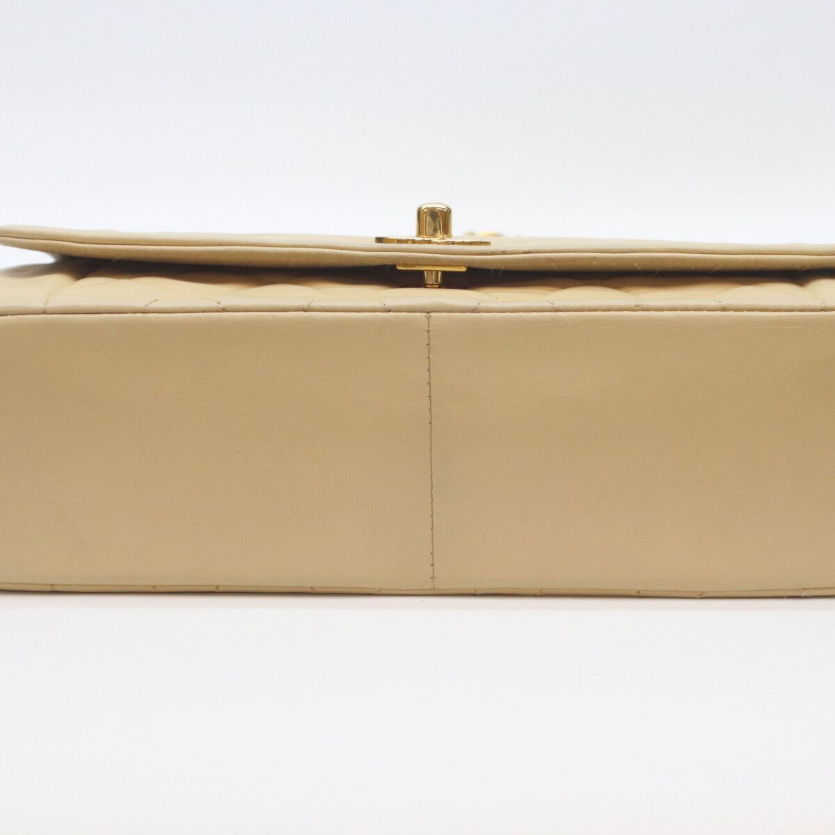 Chanel Beige Lamb Diana 25 Shoulder — view 5