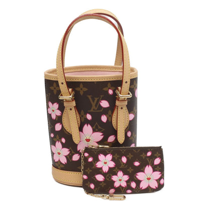 Louis Vuitton TM Takashi Murakami Monogram Cherry Blossom Nano Bucket